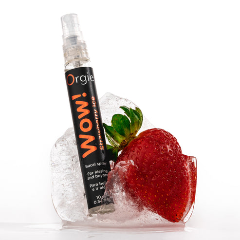Стимулирующий оральный спрей Orgie Wow! Strawberry Ice Bucal Spray, 10 мл_1 Стимулирующий оральный спрей Orgie Wow! Strawberry Ice Bucal Spray, 10 мл_1