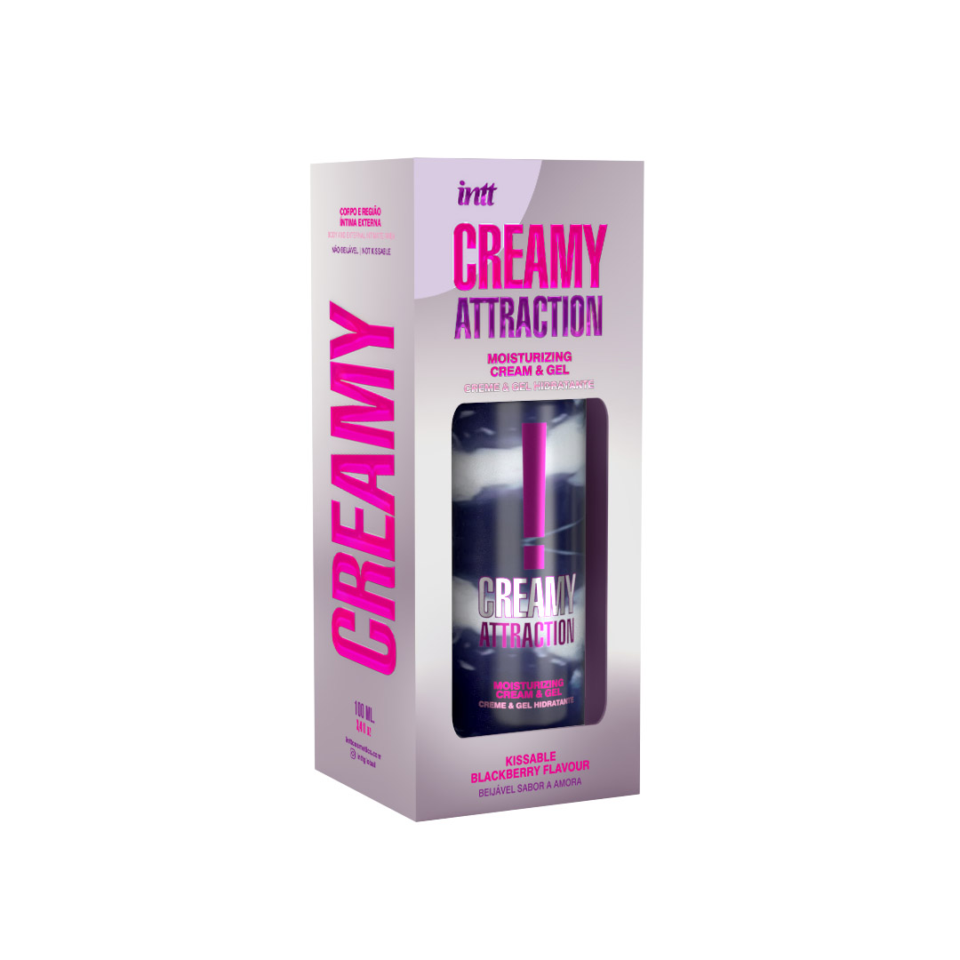 Увлажняющий крем-гель для тела CREAMY ATTRACTION BLACKBERRY, 100 мл_5