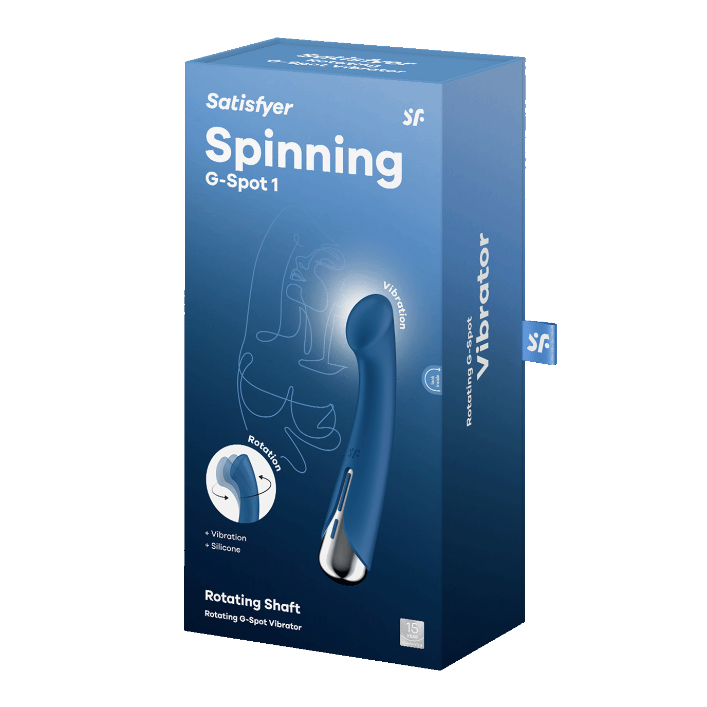 Вибратор для точки G Satisfyer Spinning G-Spot 1, голубой_2