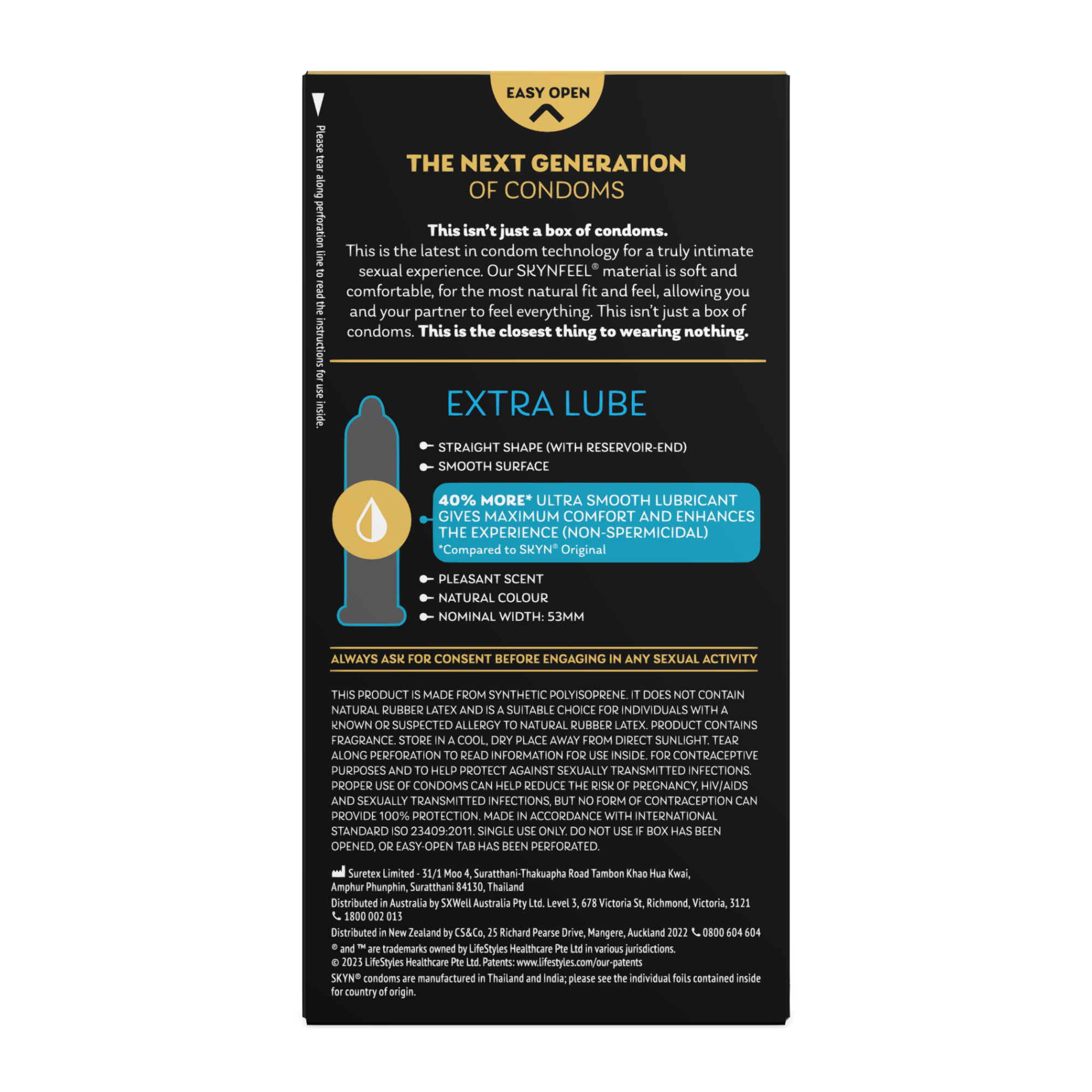 Презервативы SKYN Extra Lubricated  № 10_3