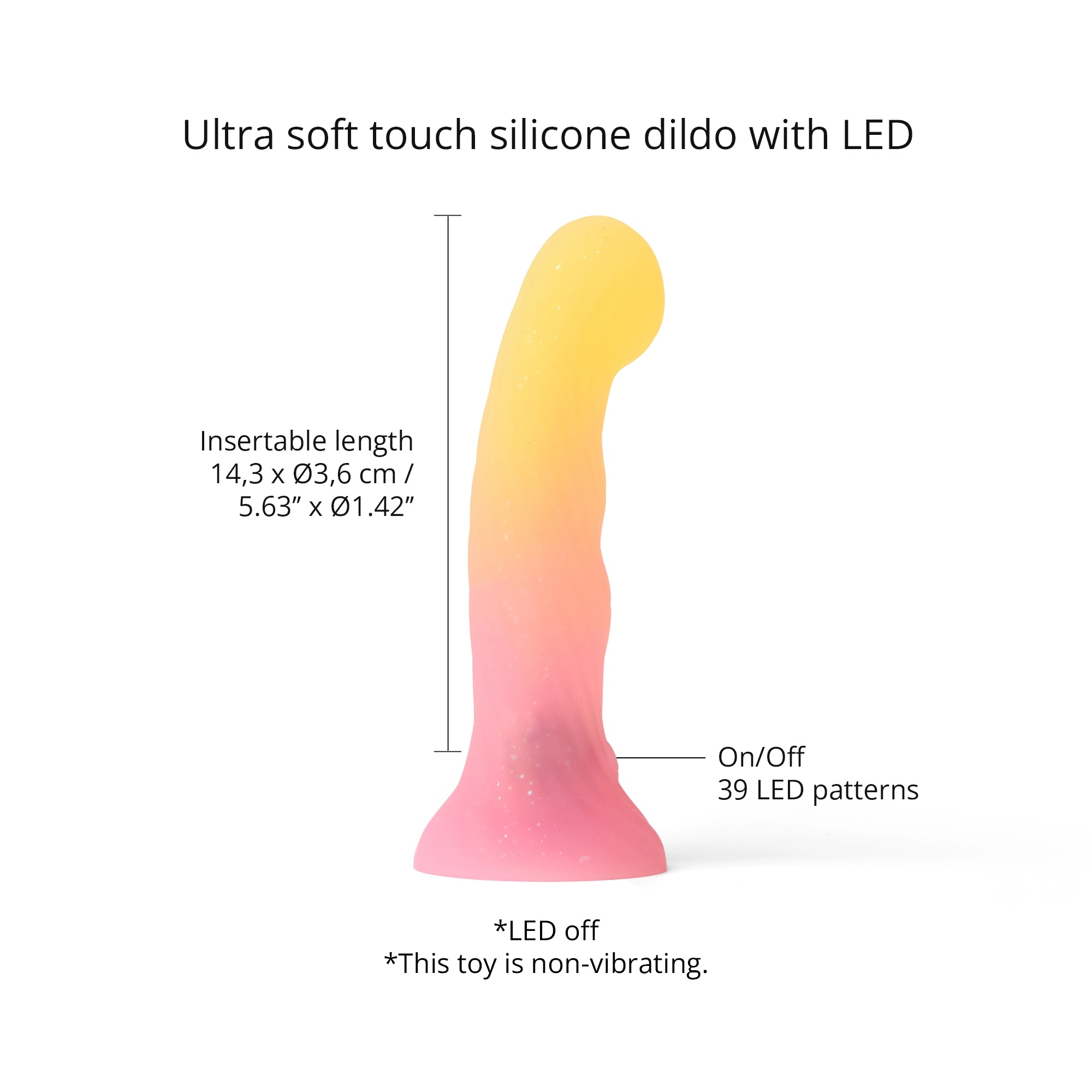Фаллоимитатор Love to Love Dildo LED Sugar Bomb_4