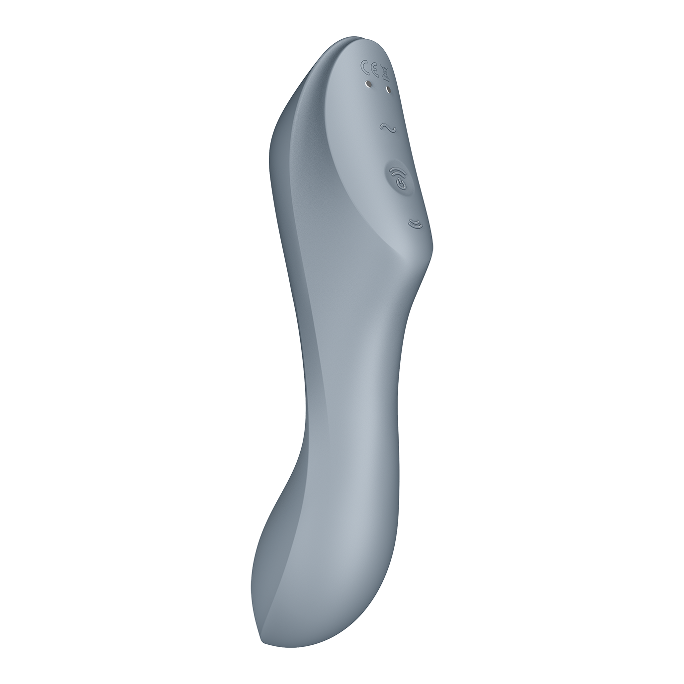 Вакуумно-клиторальный вибромассажер Satisfyer Curvy Trinity 3, серый_3