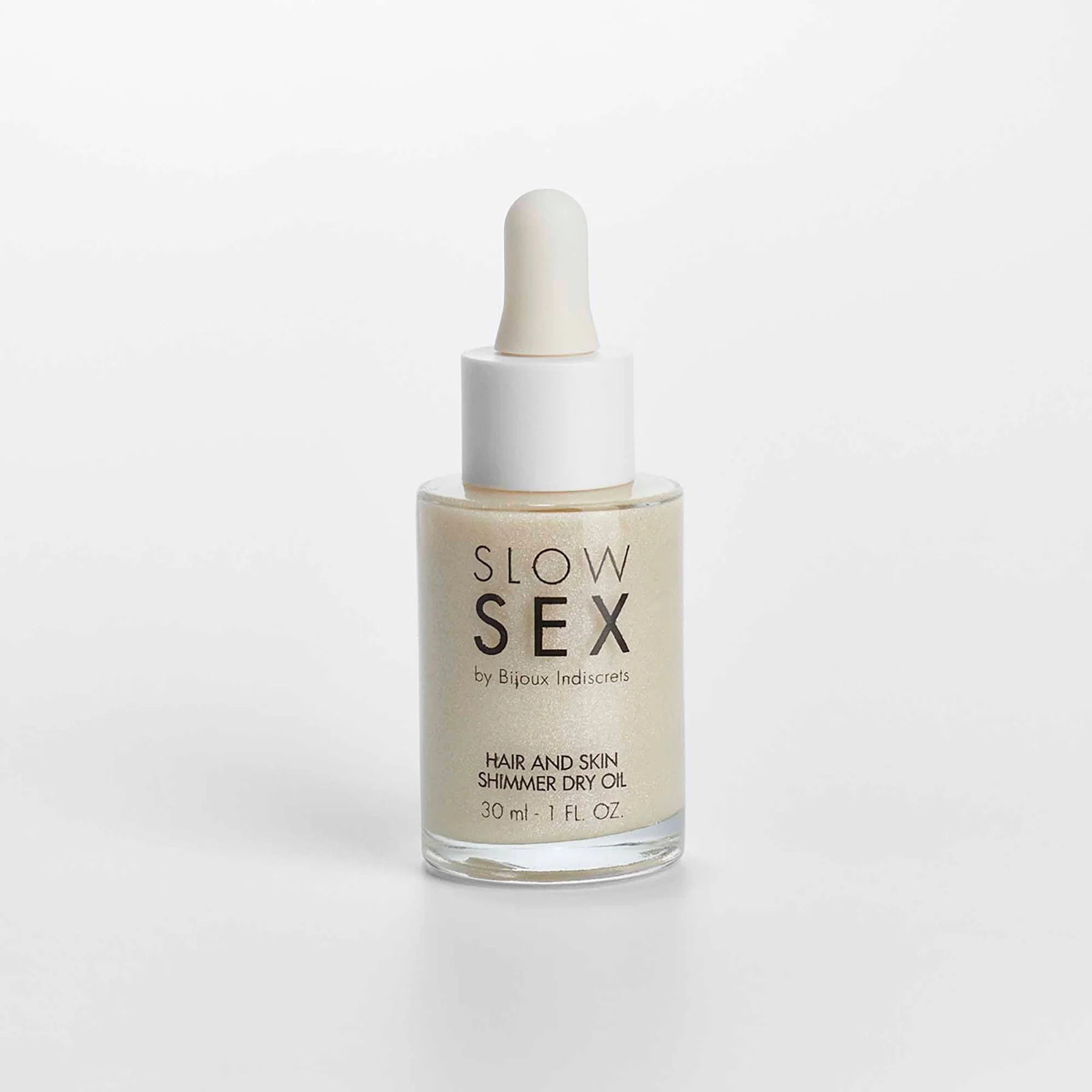 Масло для тела и волос с шиммером Bijoux Indiscrets Hair and Skin Shimmer Dry Oil - SLOW SEX, 30 мл_2 Масло для тела и волос с шиммером Bijoux Indiscrets Hair and Skin Shimmer Dry Oil - SLOW SEX, 30 мл_2