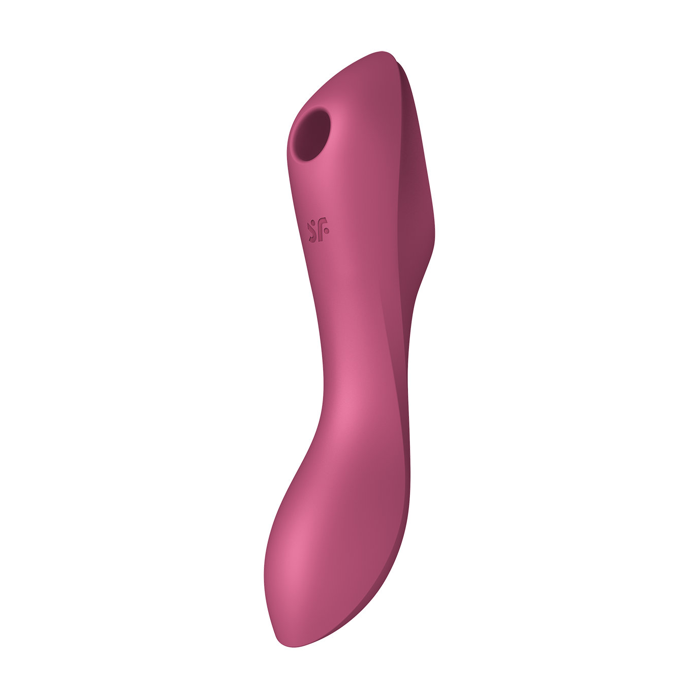 Вакуумно-клиторальный вибромассажер Satisfyer Curvy Trinity 3, красный_1