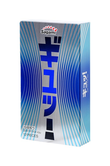 Презервативы Sagami 6 FIT-V стимулирующие без накопителя 12 шт._4