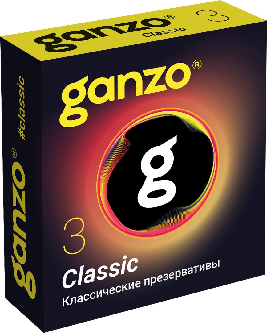 Презервативы Ganzo Classic, классические, латекс, 18 см, 3 шт_3