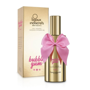 Массажный и интимный гель Bijoux Indiscrets Bubble Gum, 100 мл_1 Массажный и интимный гель Bijoux Indiscrets Bubble Gum, 100 мл_1