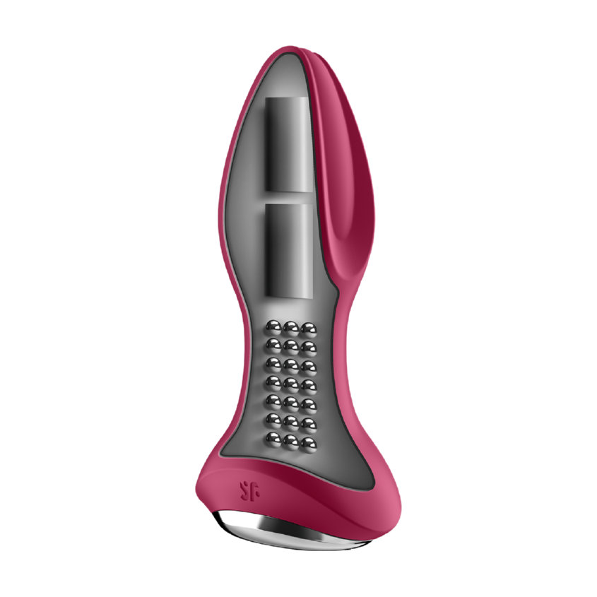Анальная пробка с вибрацией и ротацией Satisfyer Rotator Plug 2+ фуксия_2
