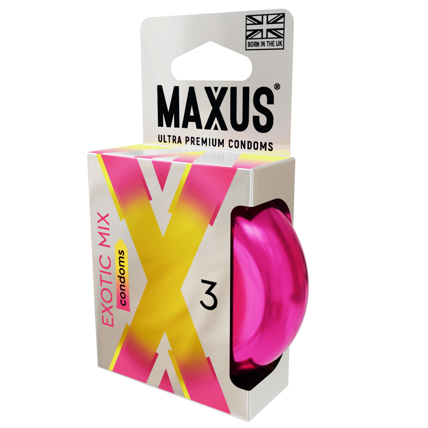 Презервативы MAXUS Exotic Mix, ароматизированные, 3 шт_1