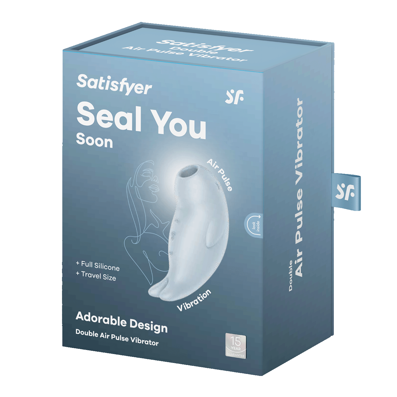 Вакуумный стимулятор клитора Satisfyer Seal you soon, голубой_2