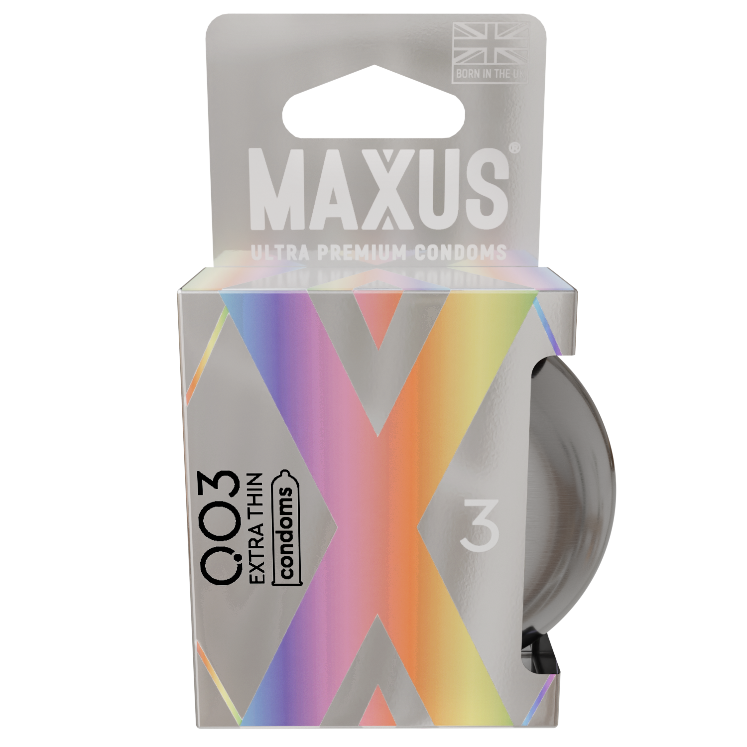 Презервативы MAXUS 003 №3 в железном кейсе, экстремально тонкие, 3 шт_1