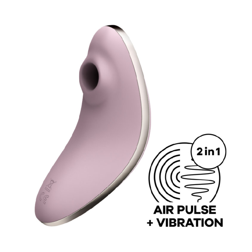 Вакуумно-волновой стимулятор с вибрацией Satisfyer Vulva Lover 1, сиреневый_2
