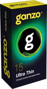 Презервативы Ganzo Ultra thin, ультратонкие, латекс, 18 см, 15 шт_3