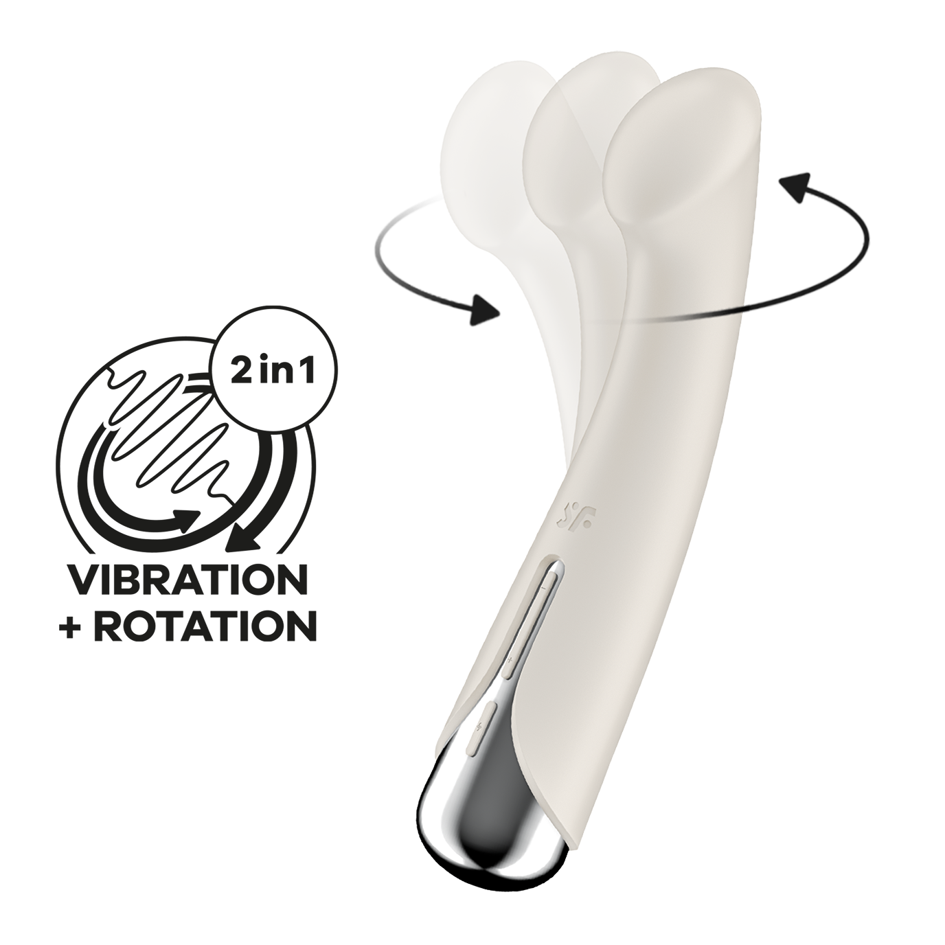 Вибратор для точки G Satisfyer Spinning G-Spot 1, бежевый_1