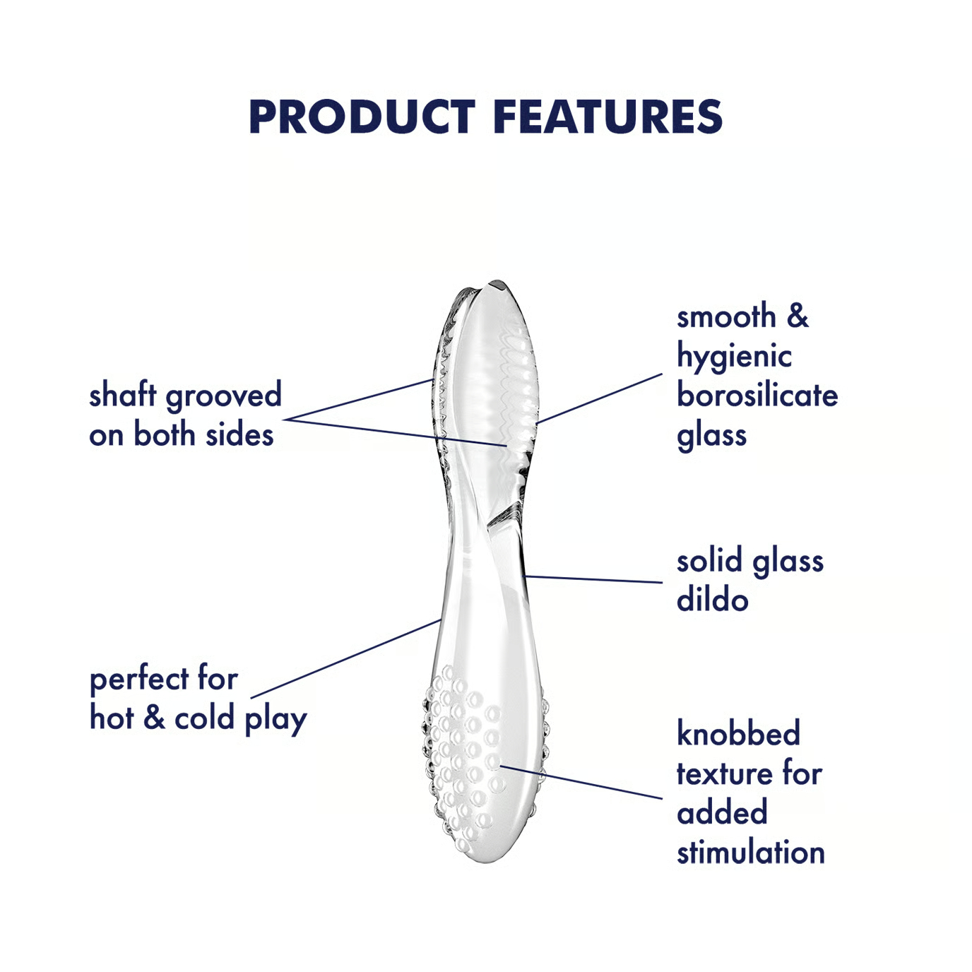 dazzling-crystal-2-dildo-transparent-product-features
