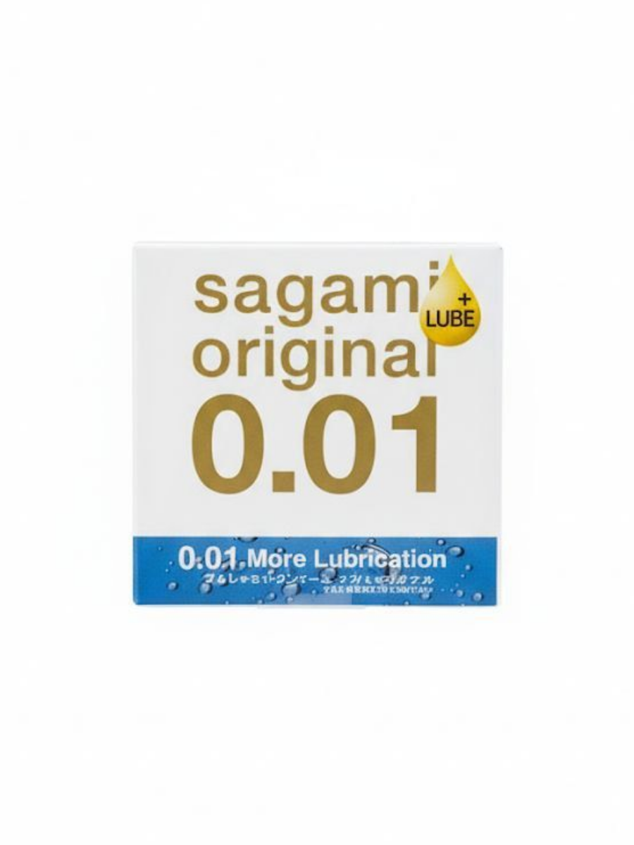 Презервативы Sagami Original 001 EXTRA LUB, полиуретан, 1 шт._1