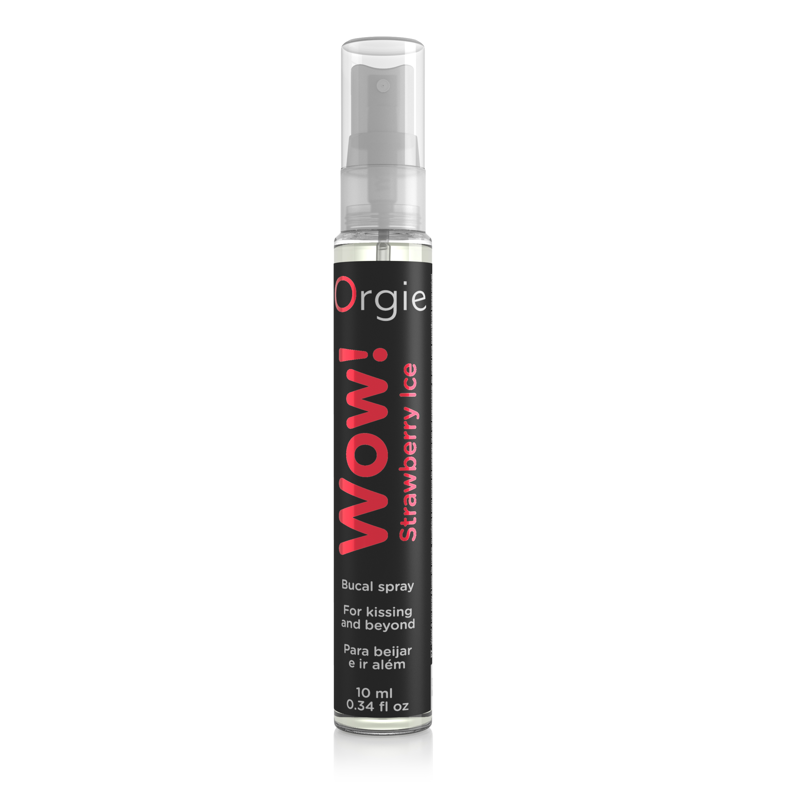 Стимулирующий оральный спрей Orgie Wow! Strawberry Ice Bucal Spray, 10 мл_5