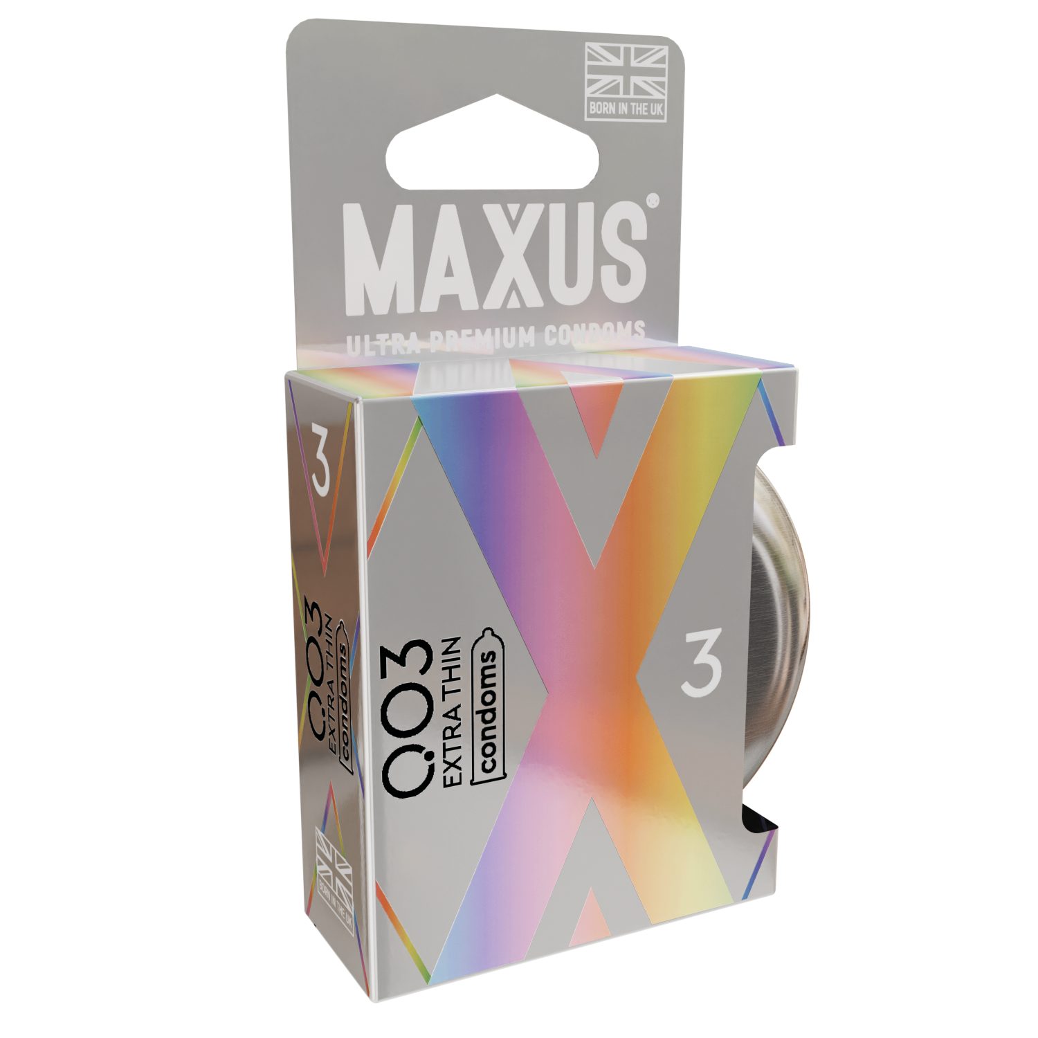 Презервативы MAXUS 003 №3 в железном кейсе, экстремально тонкие, 3 шт_2