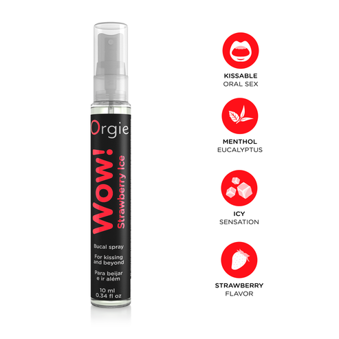 Стимулирующий оральный спрей Orgie Wow! Strawberry Ice Bucal Spray, 10 мл_3 Стимулирующий оральный спрей Orgie Wow! Strawberry Ice Bucal Spray, 10 мл_3