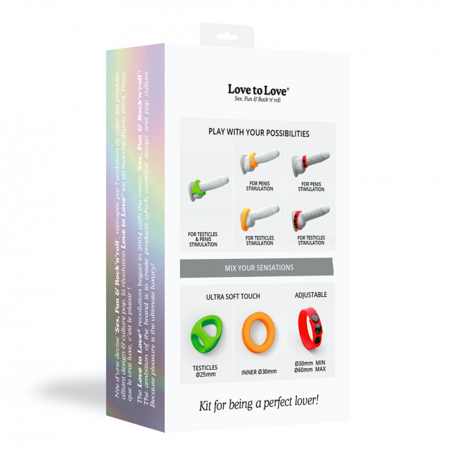 Набор эрекционных колец Love to Love KIT NEON RING, 3 шт_13