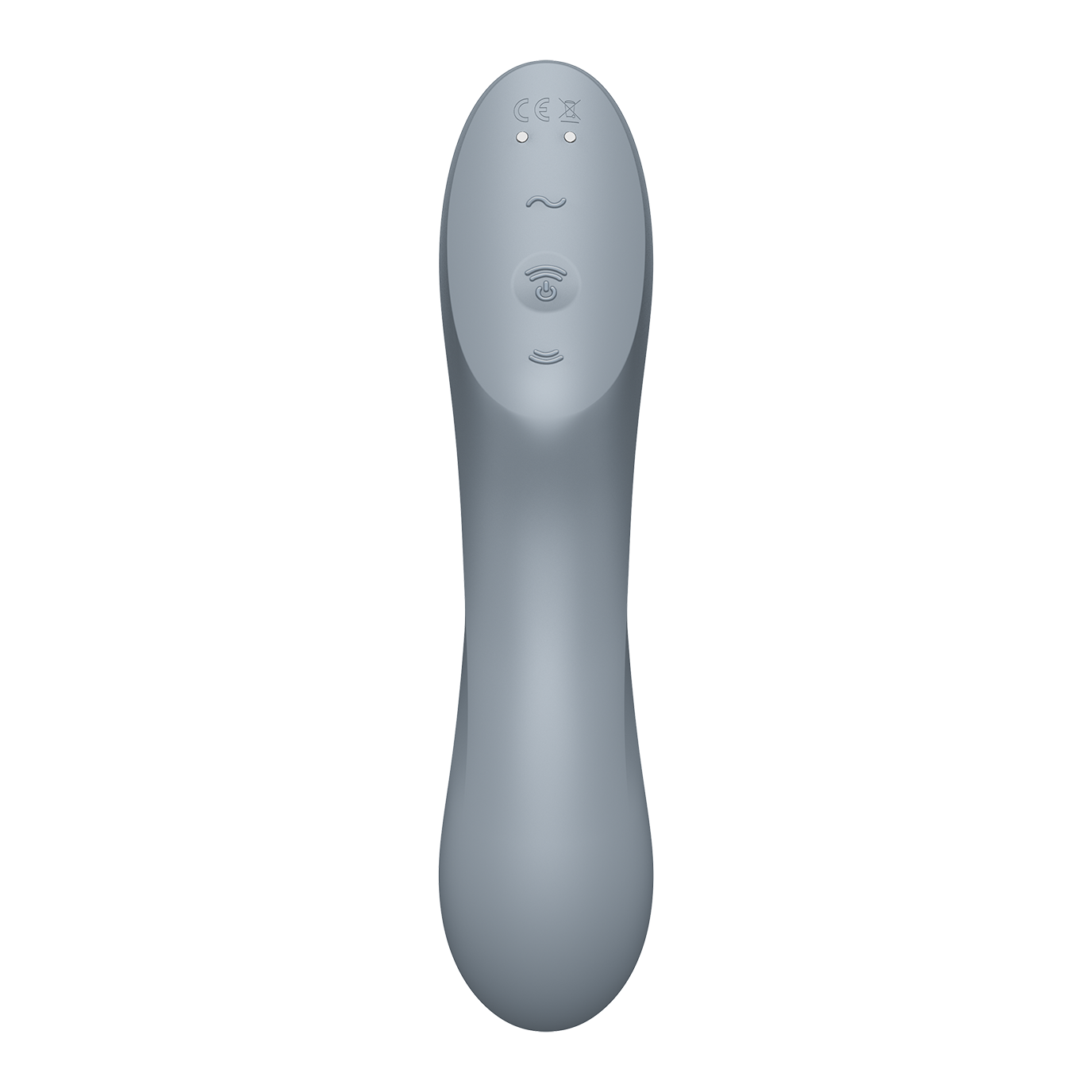 Вакуумно-клиторальный вибромассажер Satisfyer Curvy Trinity 3, серый_4