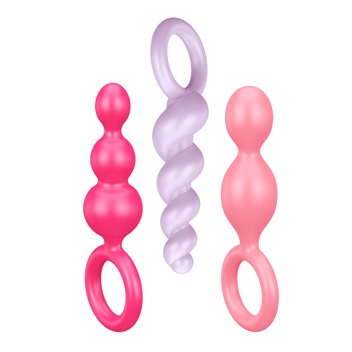 Набор анальных стимуляторов Satisfyer Plugs цветной_4