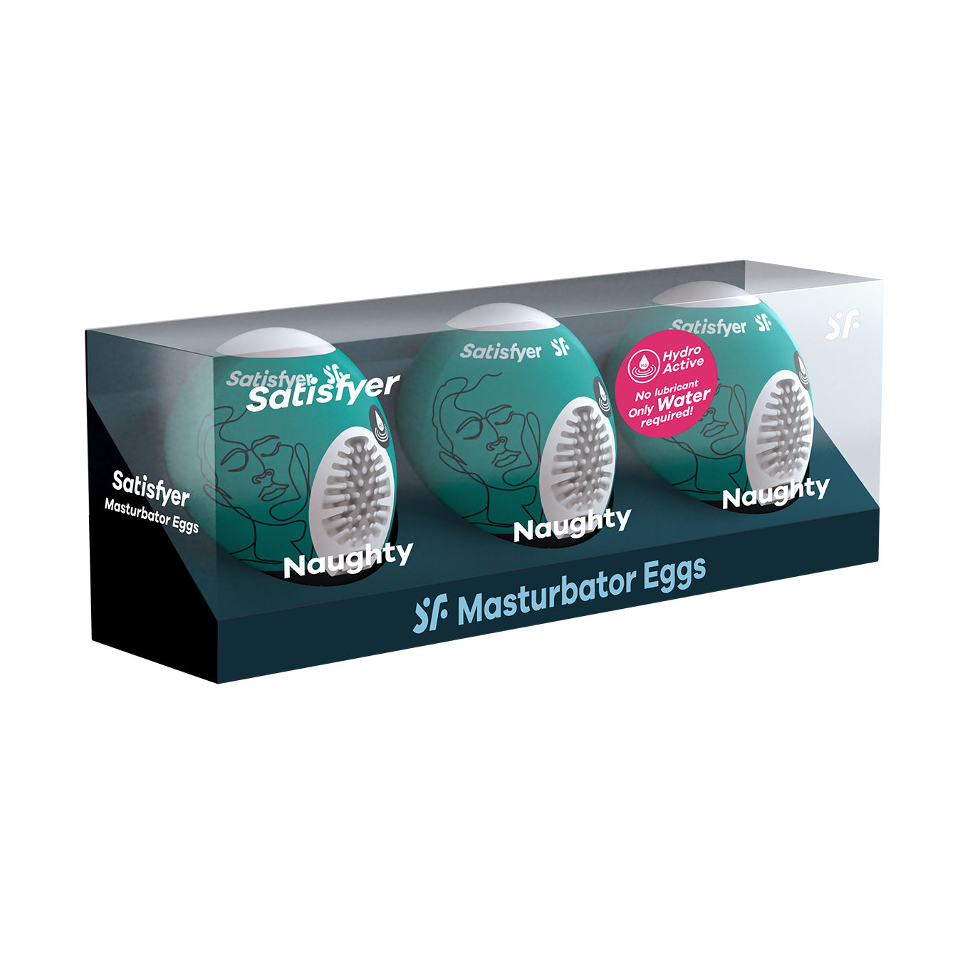Набор из трех яиц мастурбаторов Satisfyer Masturbator Egg 3er Set Naughty_1