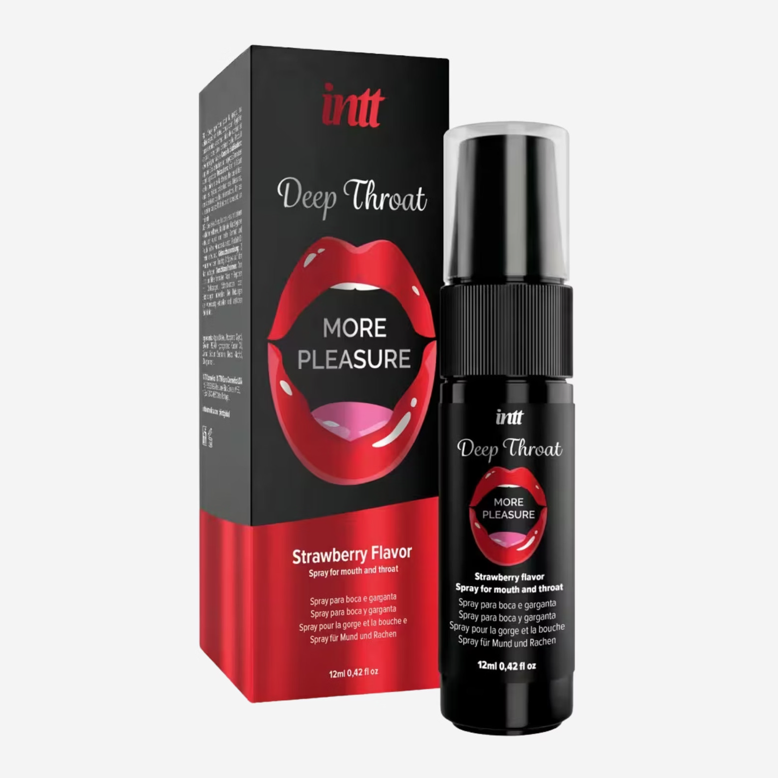 Спрей для оральных ласк Intt Deep Throat Клубника_1