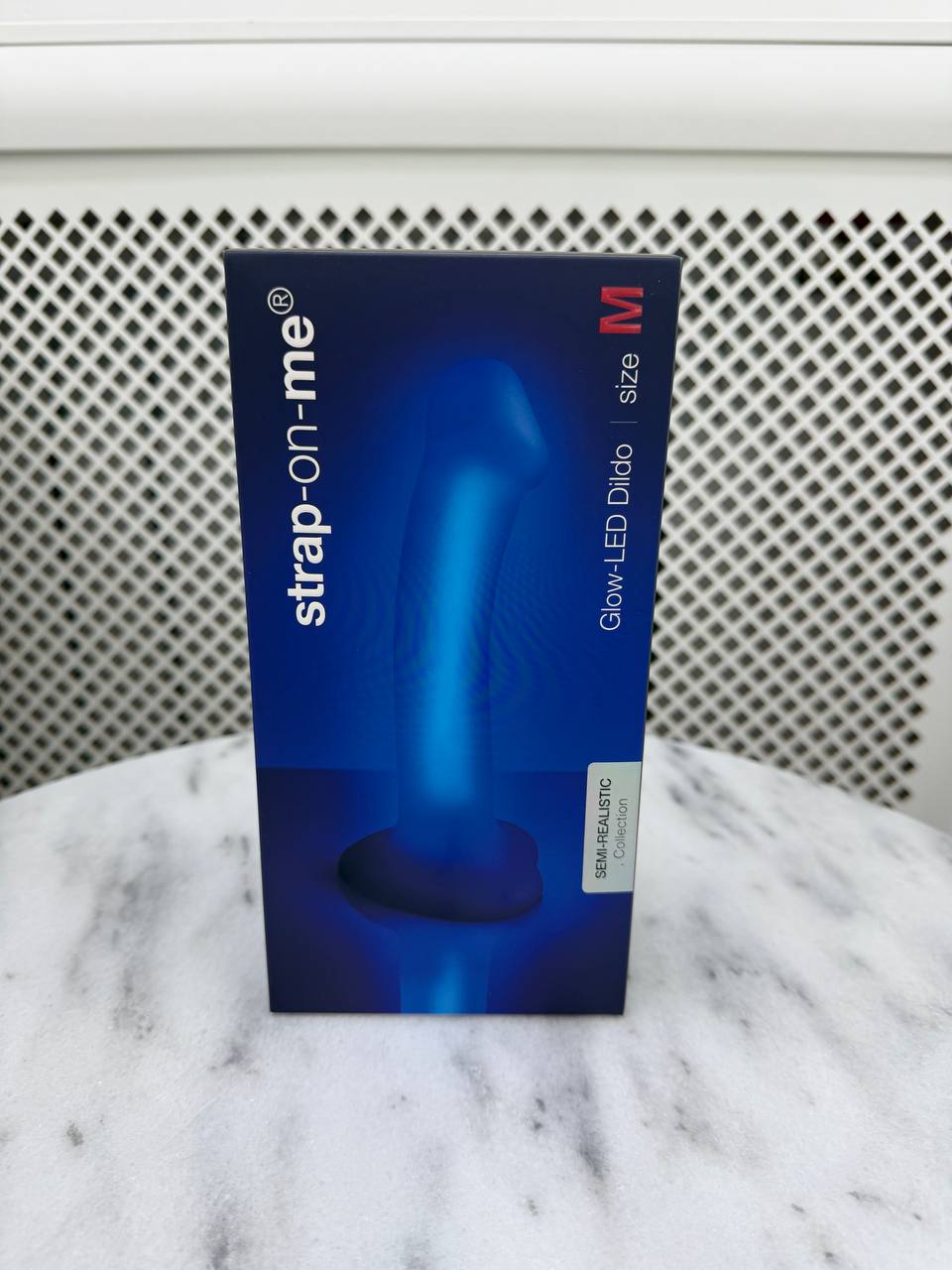 УЦЕНКА! Светящийся фаллоимитатор Strap-on-me Glow-Led Dildo - M, фиолетовый_5