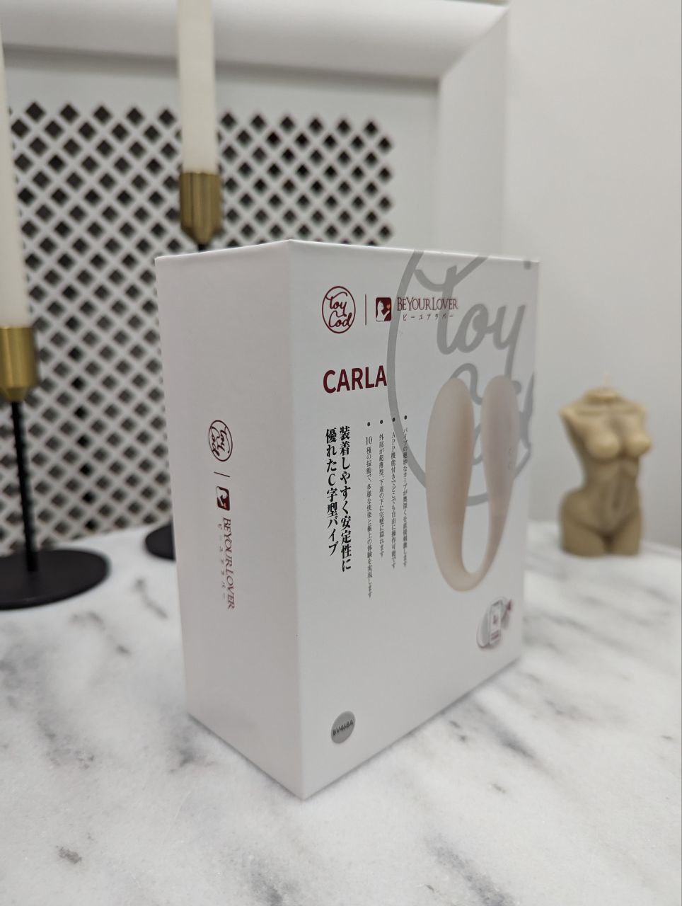 Эргономичный вибратор BeYourLover Carla с управлением через приложение_12