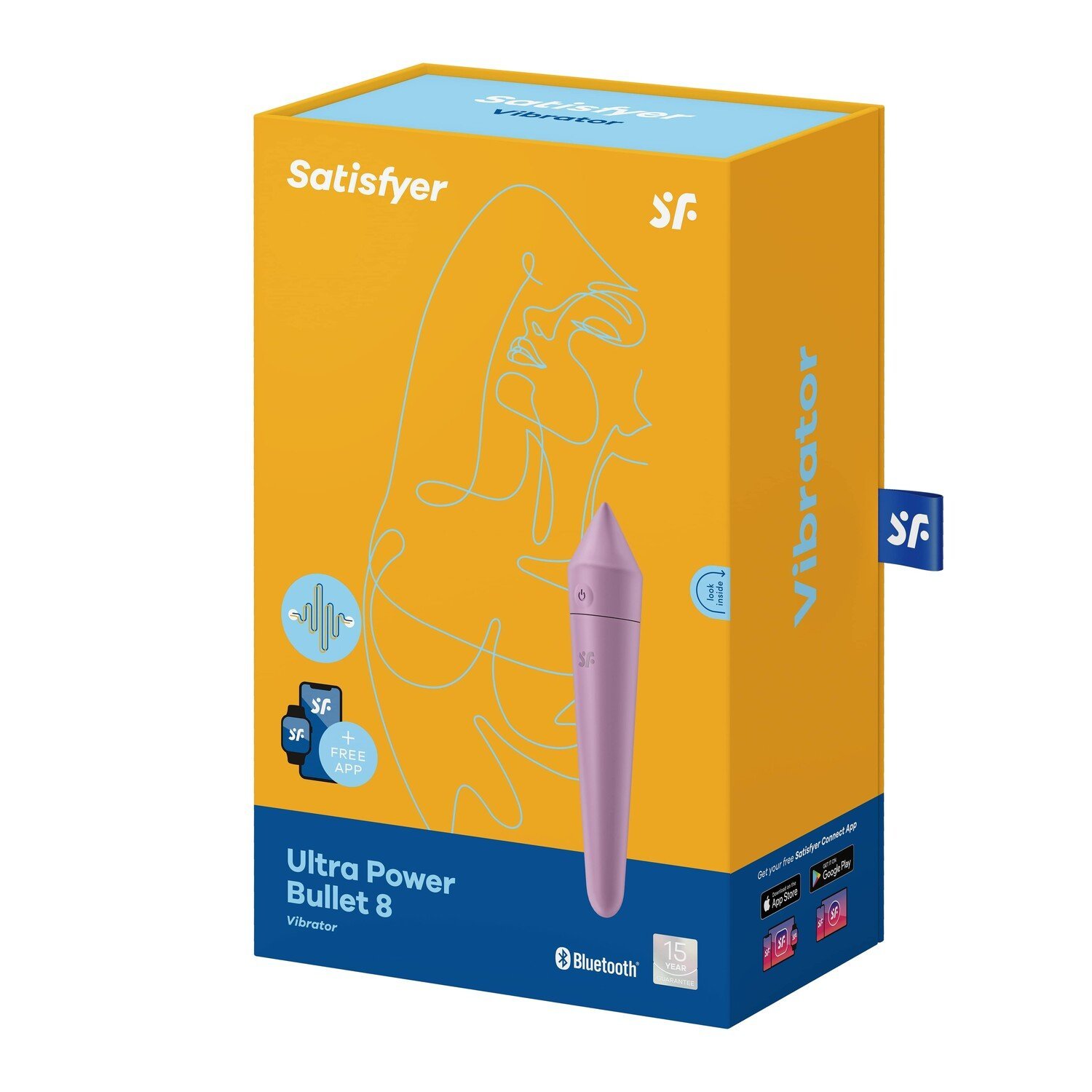 Мини вибромассажер Satisfyer Ultra Power Bullet 8, лиловый_1