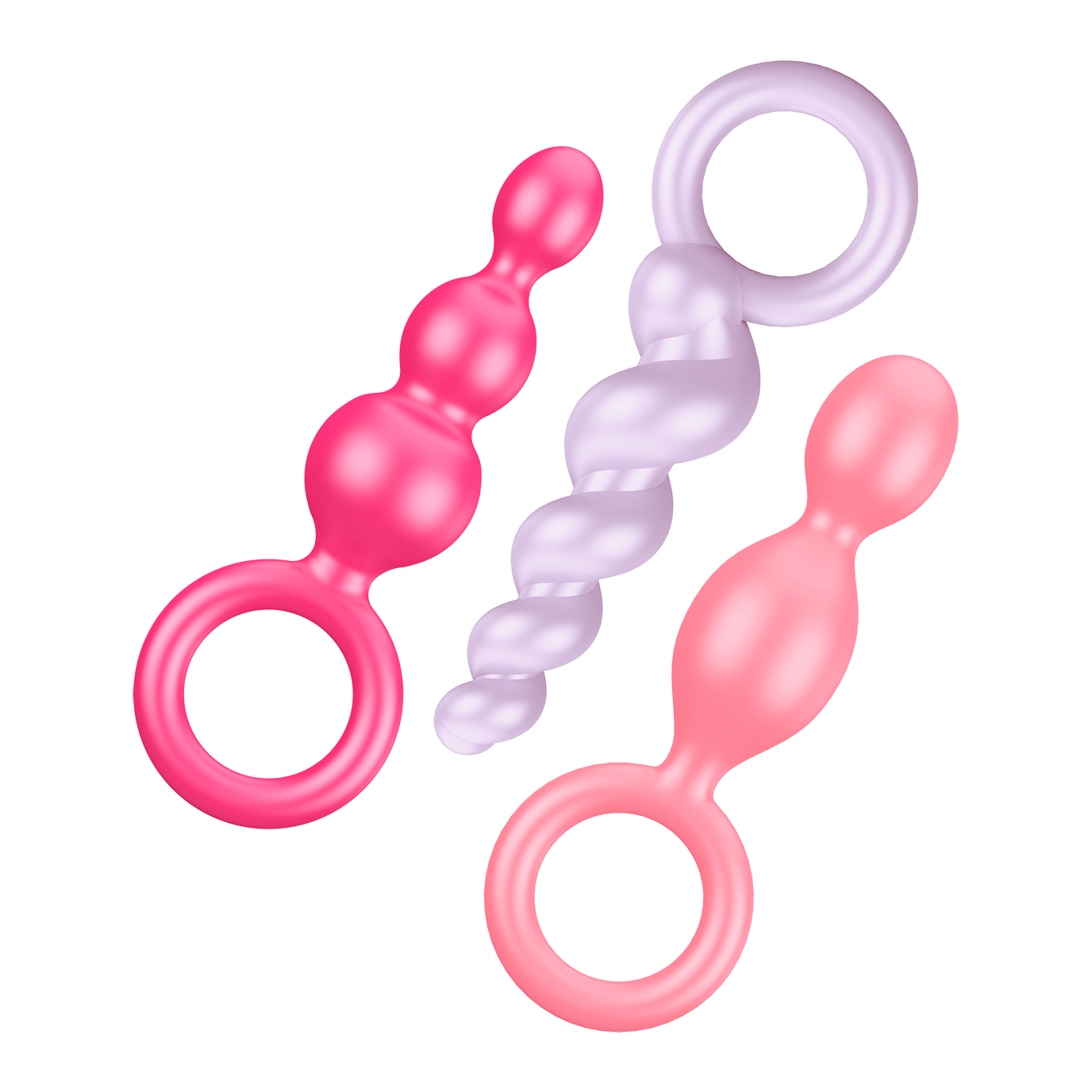 Набор анальных стимуляторов Satisfyer Plugs цветной_1