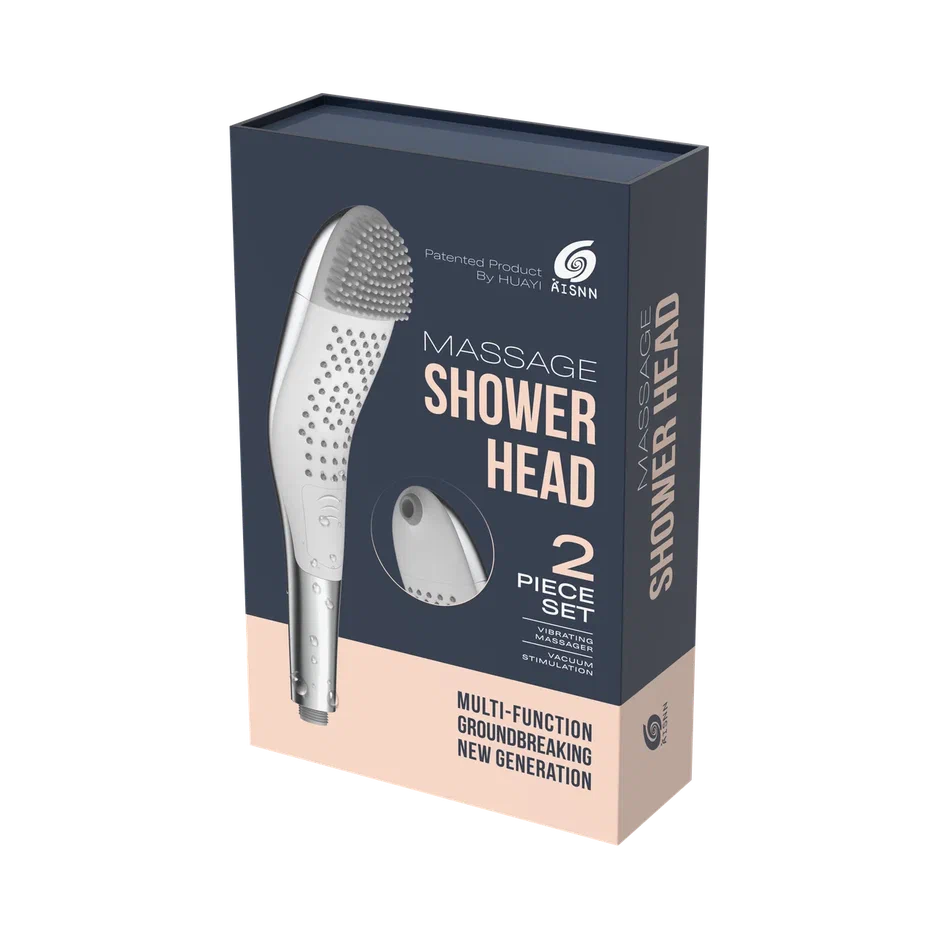 Лейка для душа AISNN Massage Hand Shower с набором насадок: вакуумная стимуляция и вибрация_4