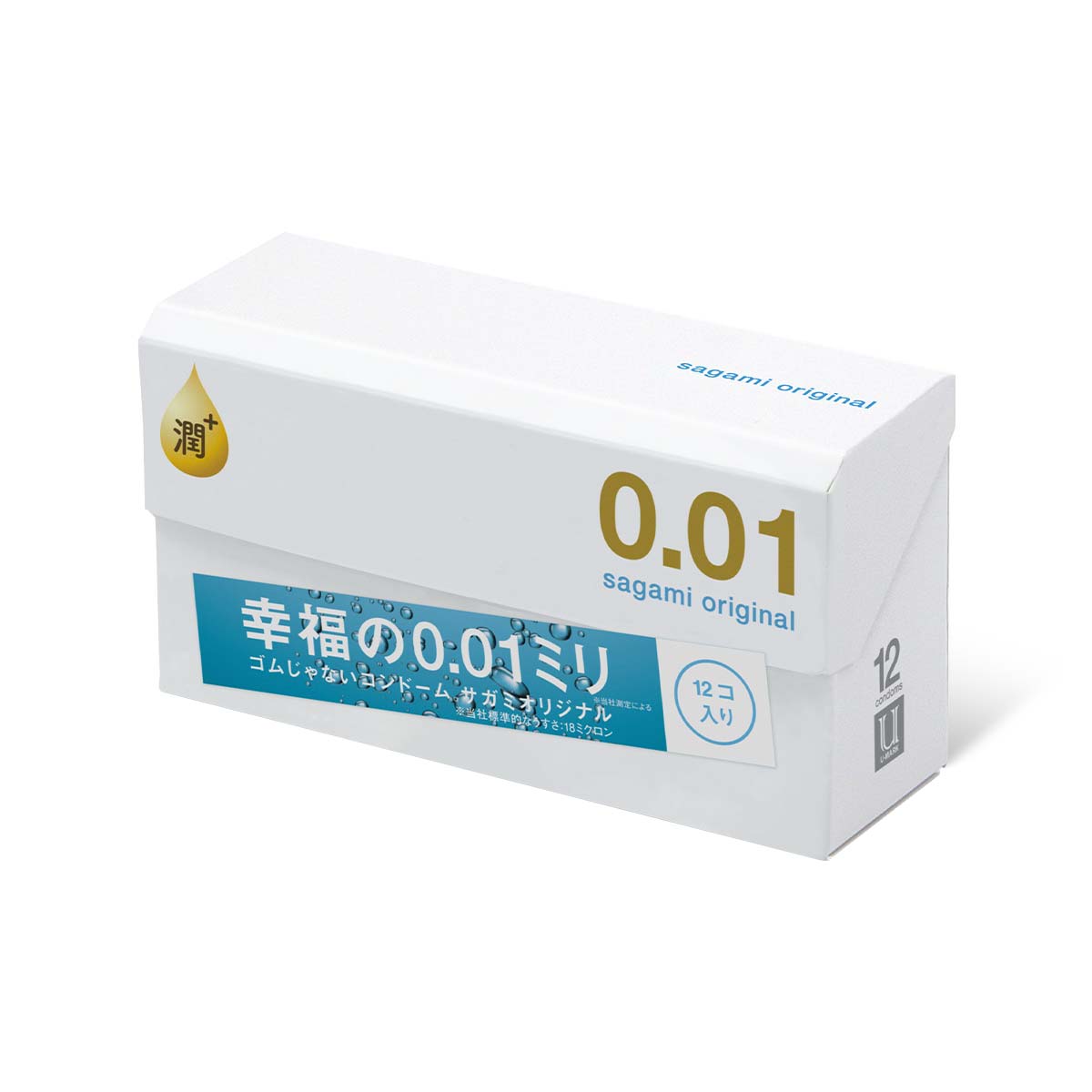 Презервативы Sagami Original 001 EXTRA LUB, полиуретан, 12 шт._1