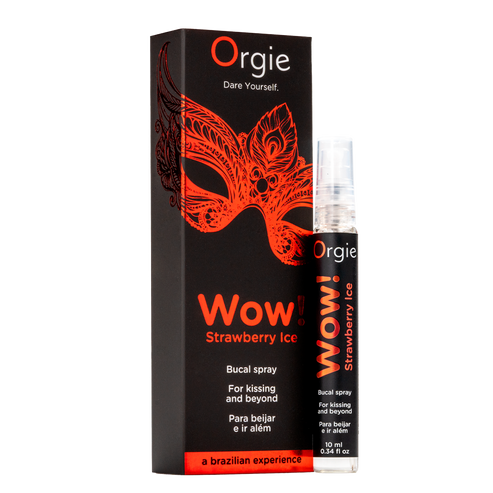 Стимулирующий оральный спрей Orgie Wow! Strawberry Ice Bucal Spray, 10 мл_2 Стимулирующий оральный спрей Orgie Wow! Strawberry Ice Bucal Spray, 10 мл_2