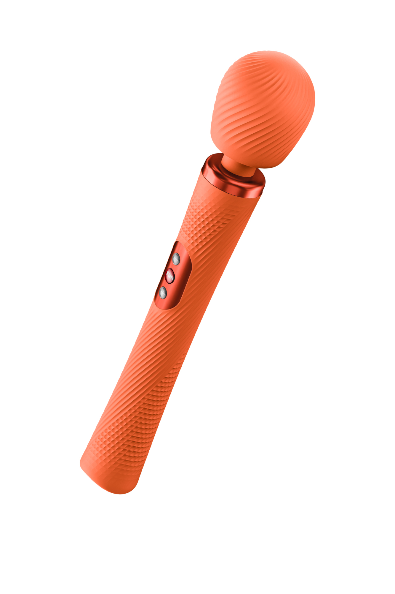Вибромассажер Fun Factory VIM VIBRATING WAND, силикон, оранжевый, 31,3 см_2