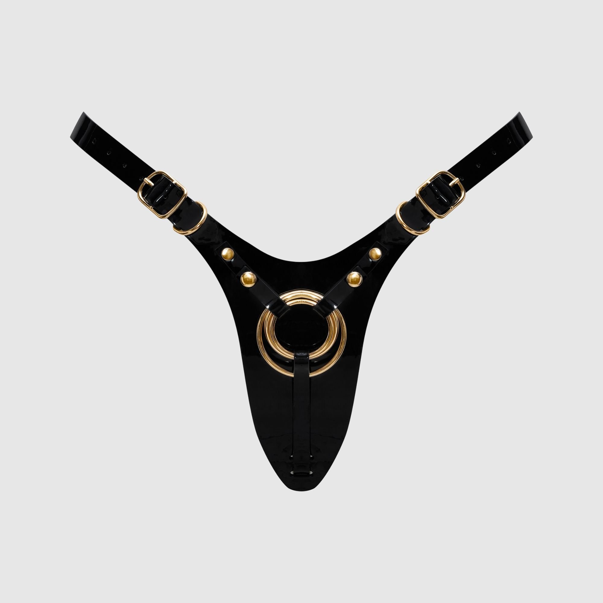 Трусики для страпона Strap-on-me HARNAIS SIMILI FABULOUS, черный_6