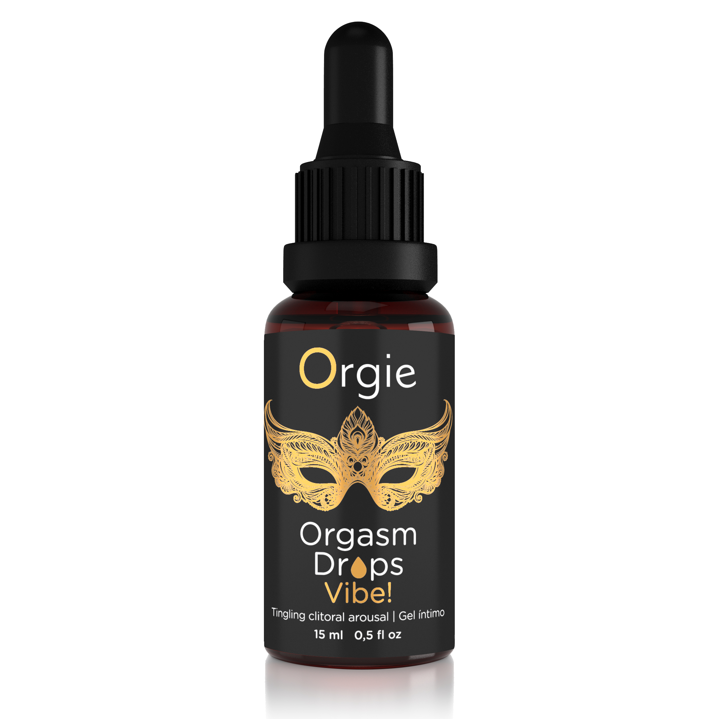 Возбуждающий съедобный гель для клитора Orgie Orgasm Drops Vibe!, 15 мл_1