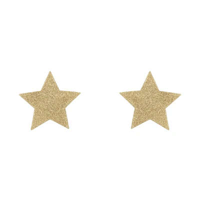 Украшение на грудь Bijoux Indiscrets Flash Star - PASTIES золотое_3