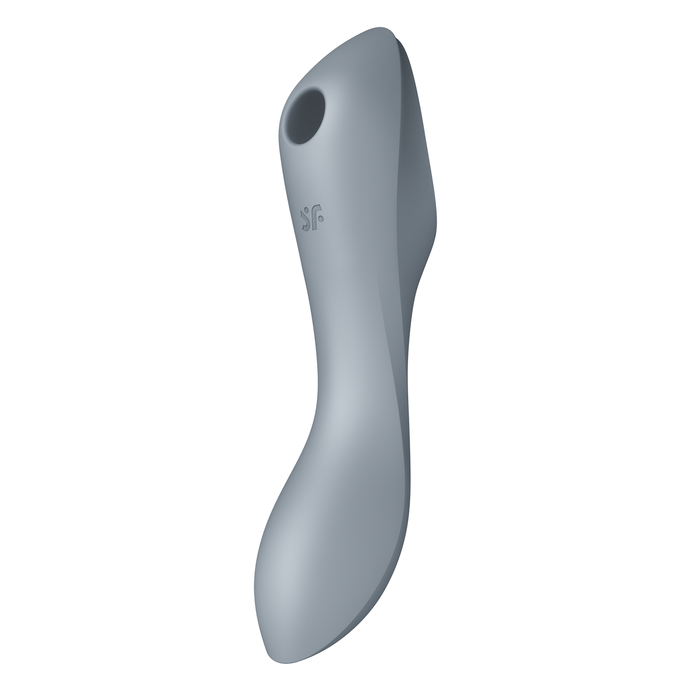 Вакуумно-клиторальный вибромассажер Satisfyer Curvy Trinity 3, серый_1