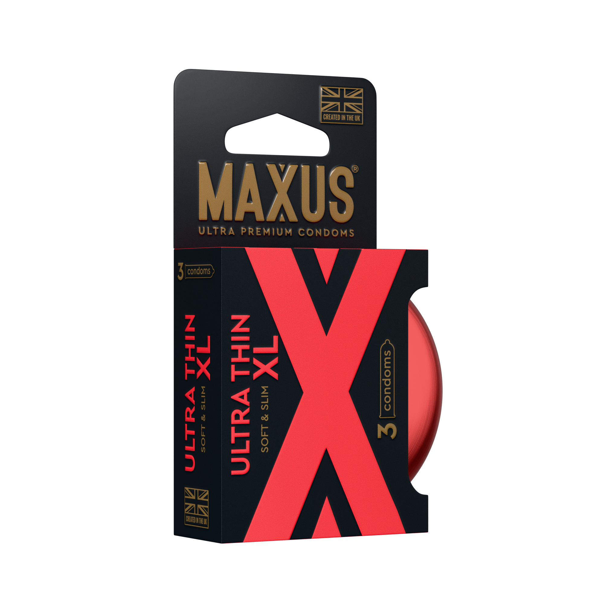 Презервативы MAXUS Ultra Thin XL №3 с железным кейсом, ультратонкие увеличенные X-Edition, 3 шт_3