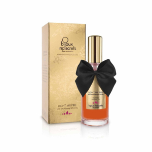 Разогревающее массажное масло Bijoux Indiscrets Light My Fire, клубника и мед, 100 мл_1 Разогревающее массажное масло Bijoux Indiscrets Light My Fire, клубника и мед, 100 мл_1