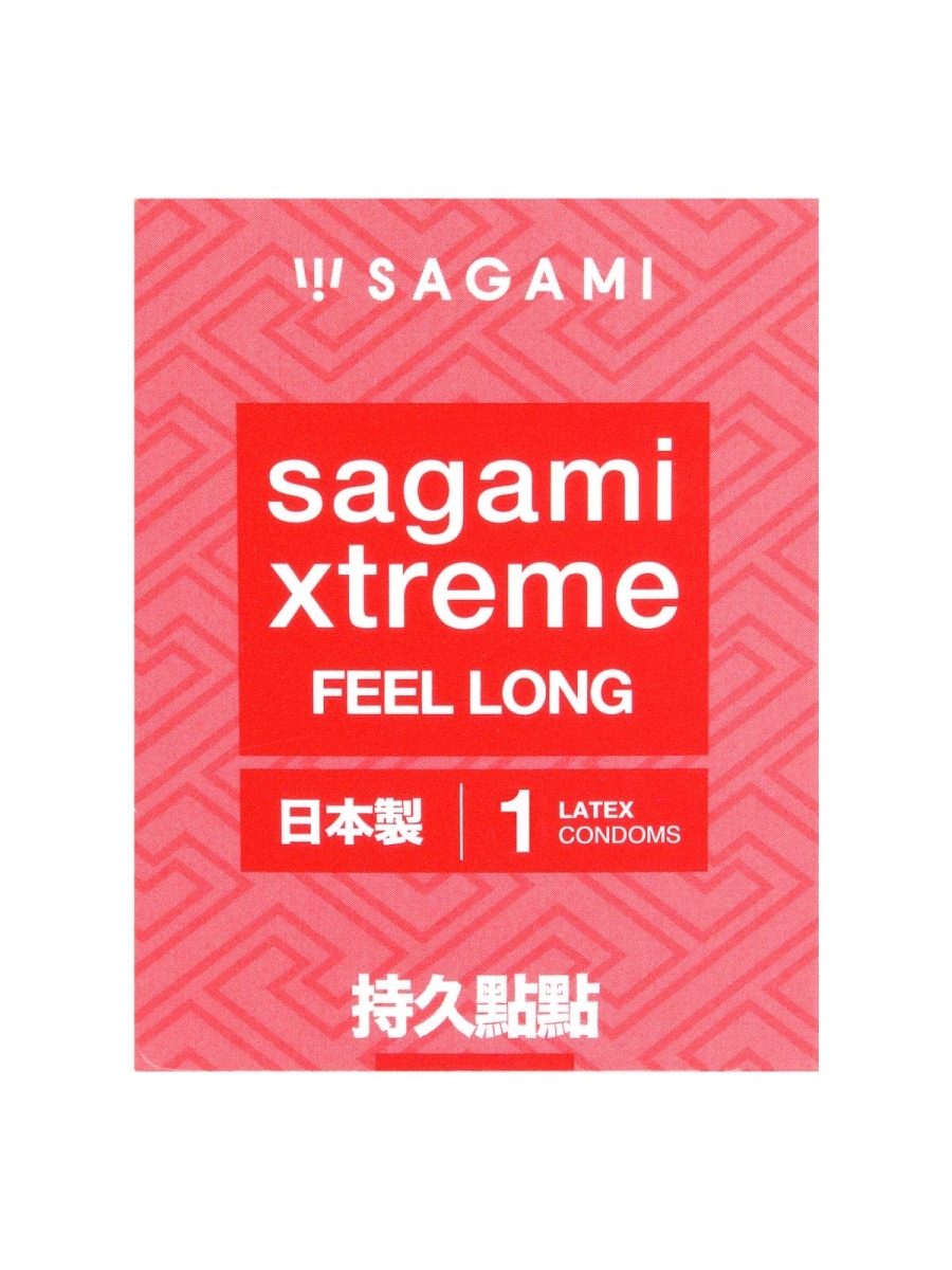 Презервативы Sagami Xtreme Feel Long продлевающие 1 шт._1