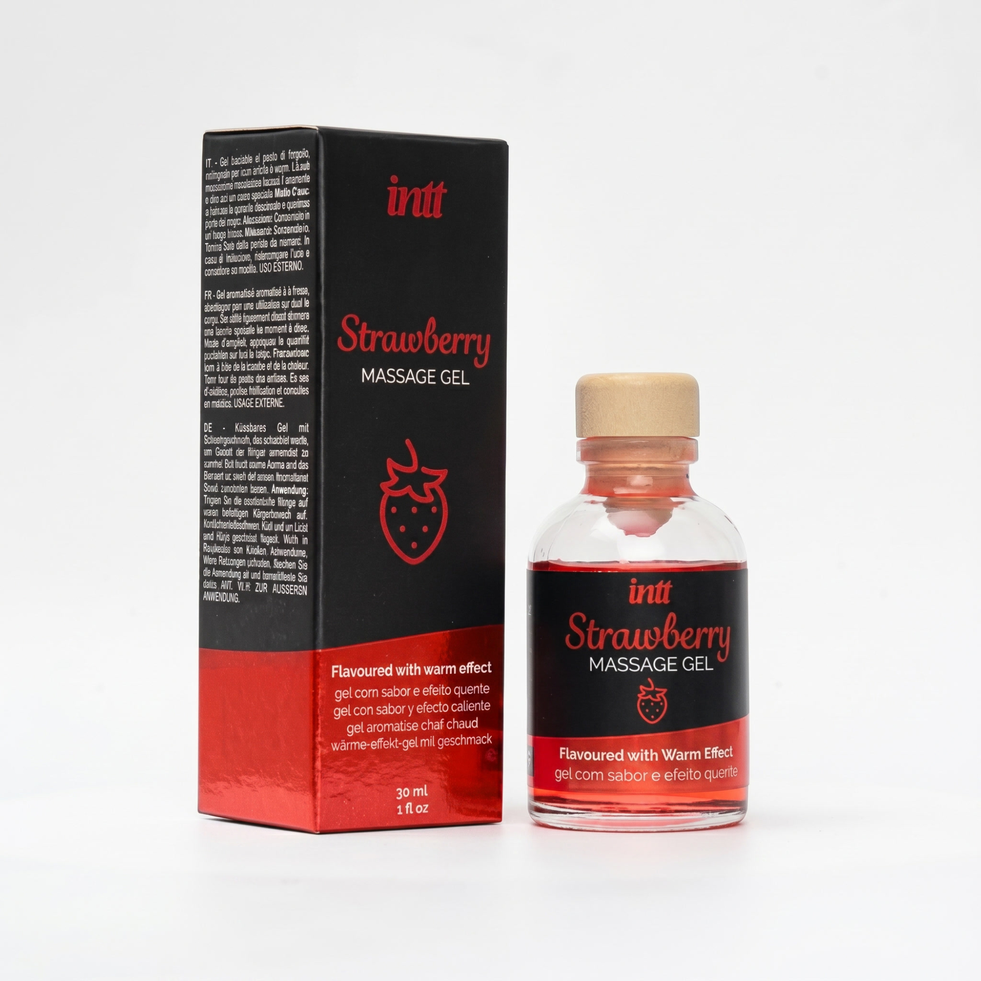 Массажный гель, Strawberry 30 мл_1