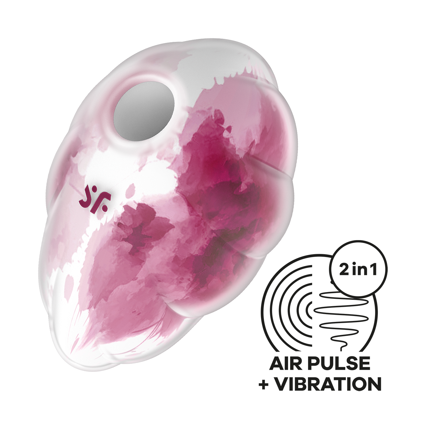 Вакуумный стимулятор клитора Satisfyer Cloud Dancer, красный_1