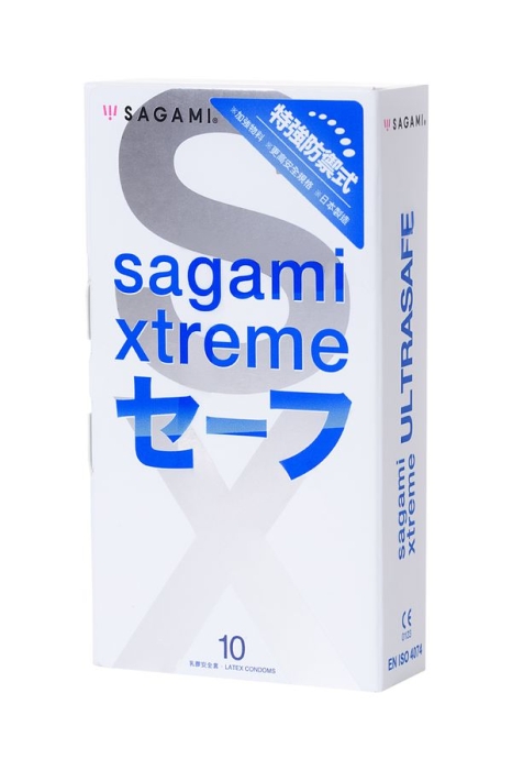 Презервативы Sagami Xtreme Ultrasafe с двойным кол-вом смазки 10 шт._4