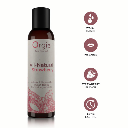 Интимный гель Orgie ALL-NATURAL STRAWBERRY 150мл_3