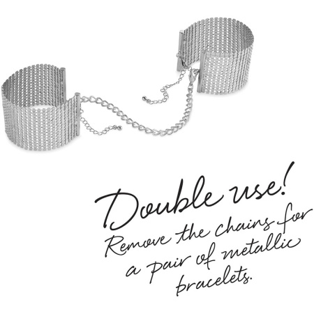 Наручники Bijoux Indiscrets Désir Metallique, серебристые_4
