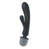 Вибратор-ванд 2 в 1 Satisfyer Triple Lover, серый_1