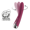 Вращающийся вибратор Satisfyer Spinning Vibe 1, красный_1